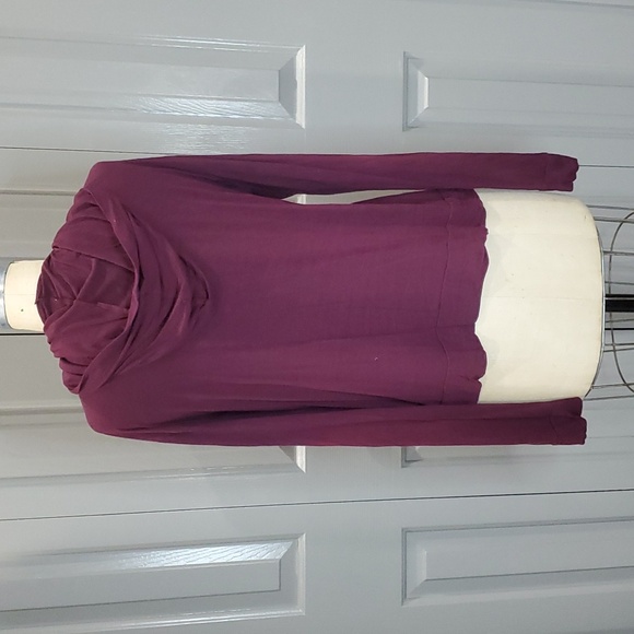 American Eagle Outfitters size XL maroon light weight super soft zip up hoodie - Picture 4 of 12